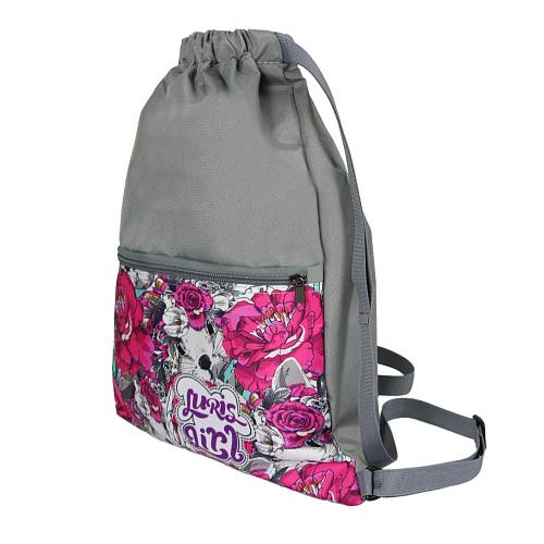Мешок - рюкзак цветы 0280